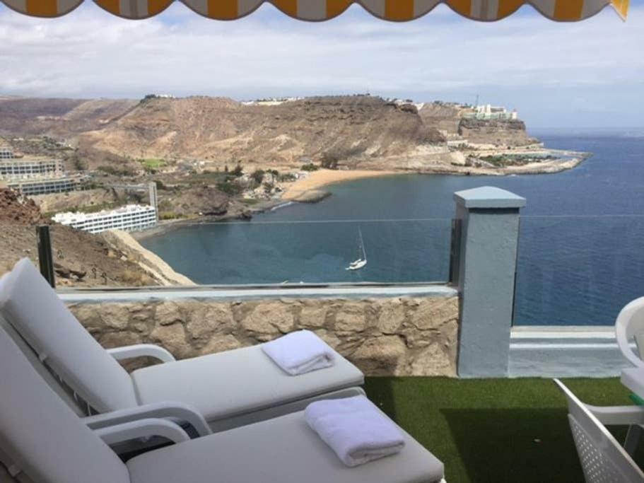 Апартаменты Duplex Playa Del Cura Beautiful Ocean View Моган Экстерьер фото